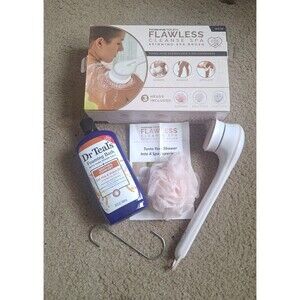 Flawless Finishing Touch Spa Body Brush and DR Teal's Foaming Bath
